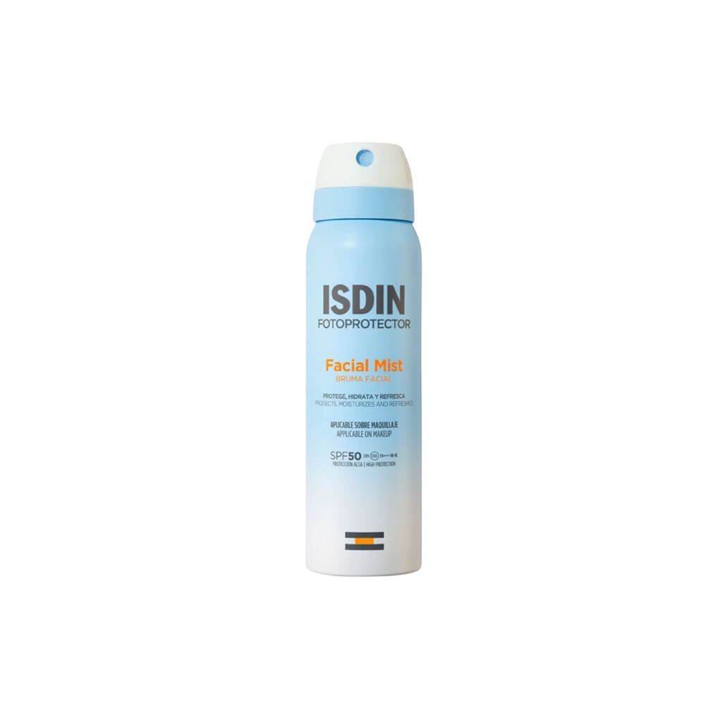 Bruma facial con protección solar SPF 50